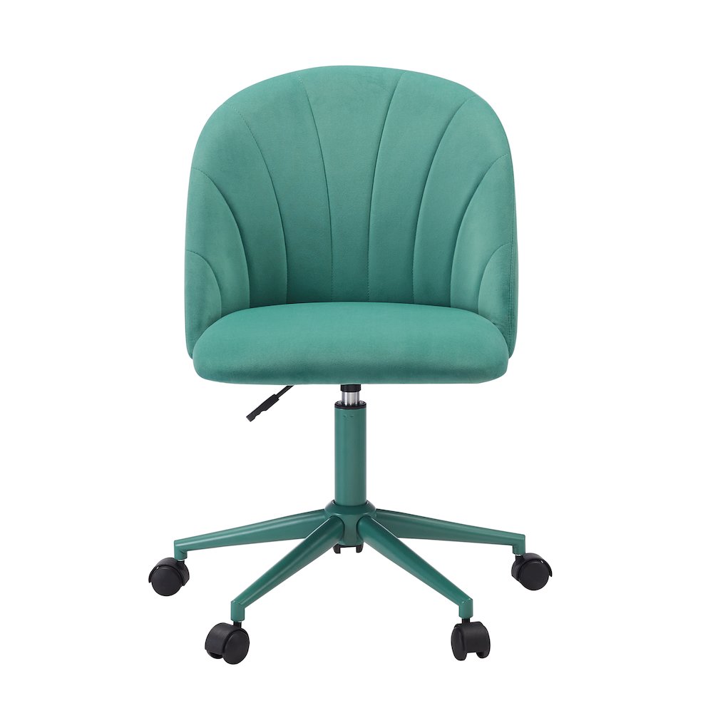 Adalynn Desk Chair Aqua. Picture 3
