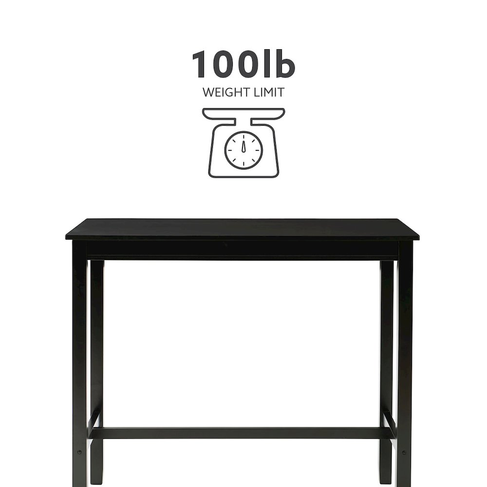 Claridge Bar Pub Table Black. Picture 14