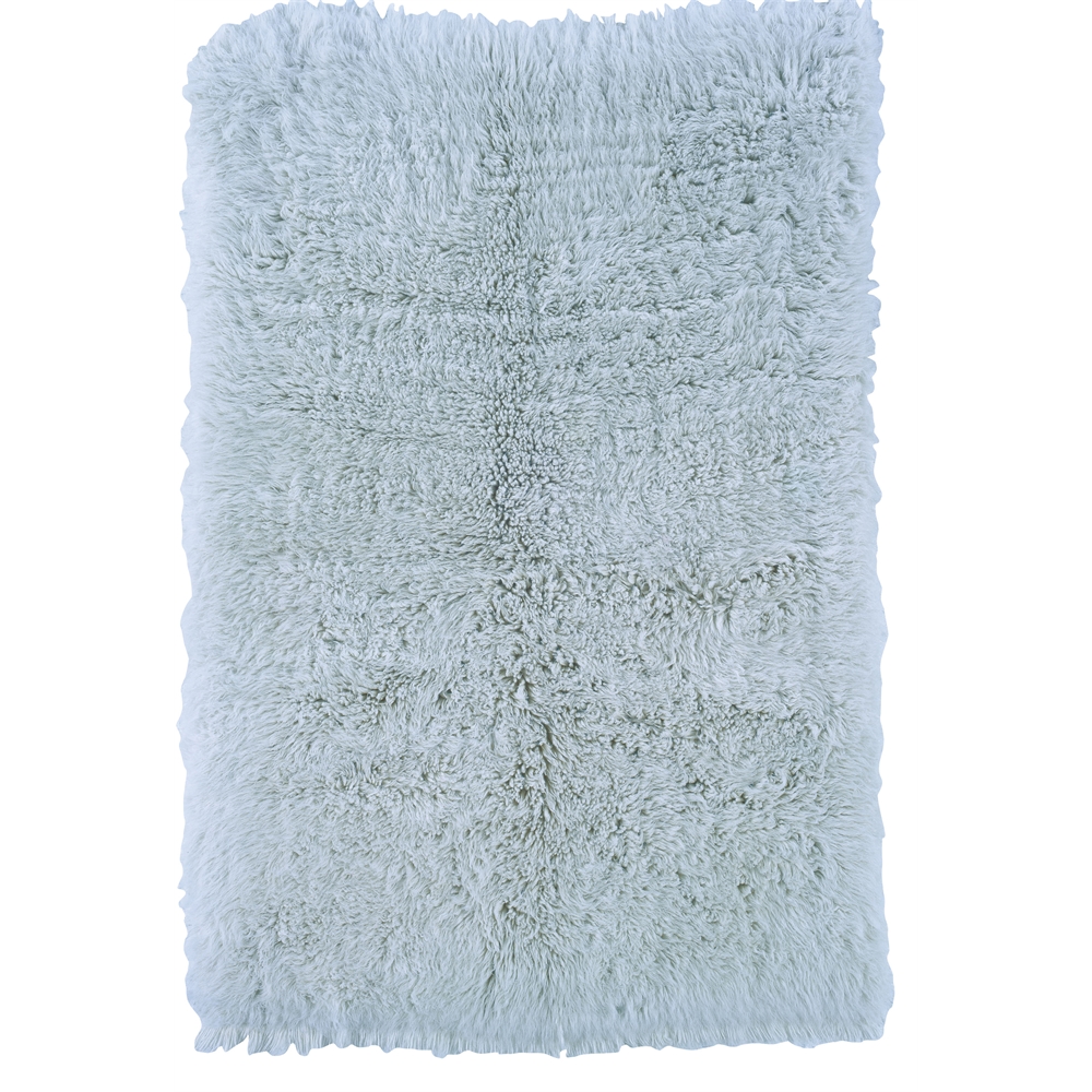 New Flokati 1400gram PastelBlue 8x10, Rug. Picture 1