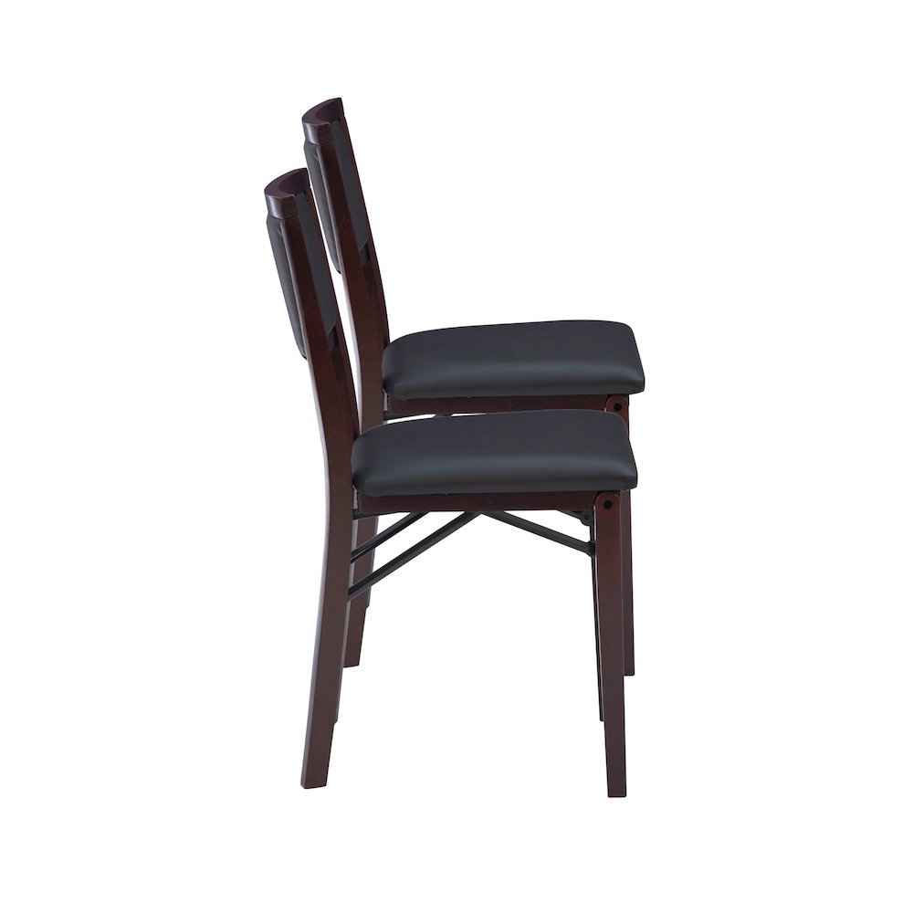 Kiera 18 In Pad Back Folding Chair - Set Of Two. Picture 6