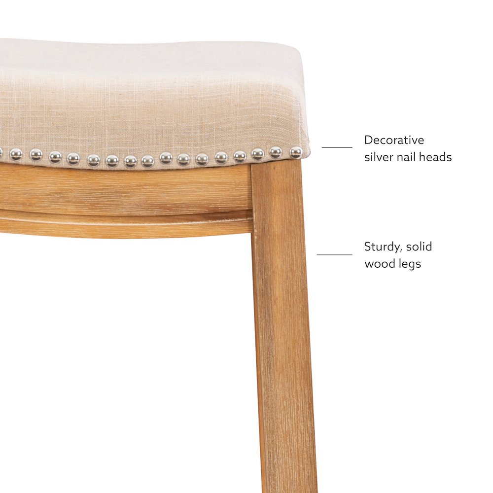 Claridge Acacia Bar Stool. Picture 10
