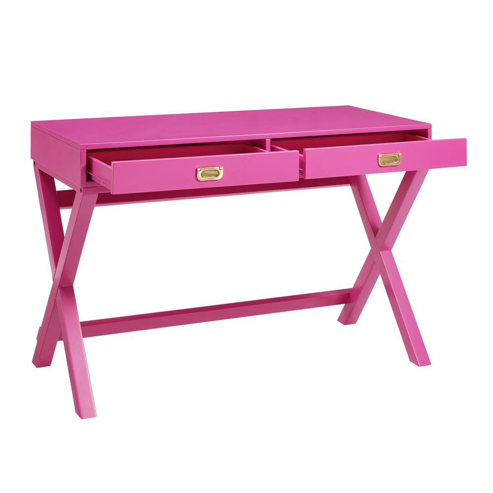 Peggy Raspberry Writing Desk. Picture 2