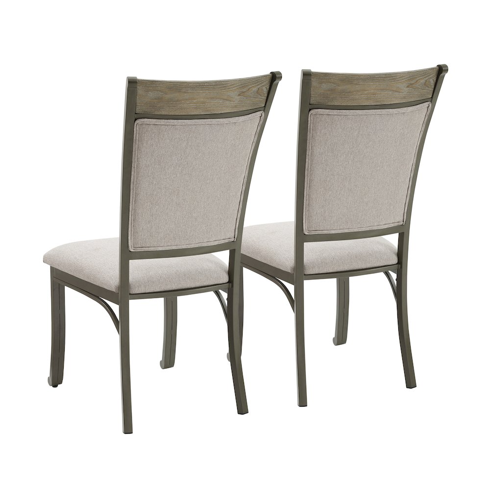 Franklin Dining Side Chair Pewter 2 Pack. Picture 9