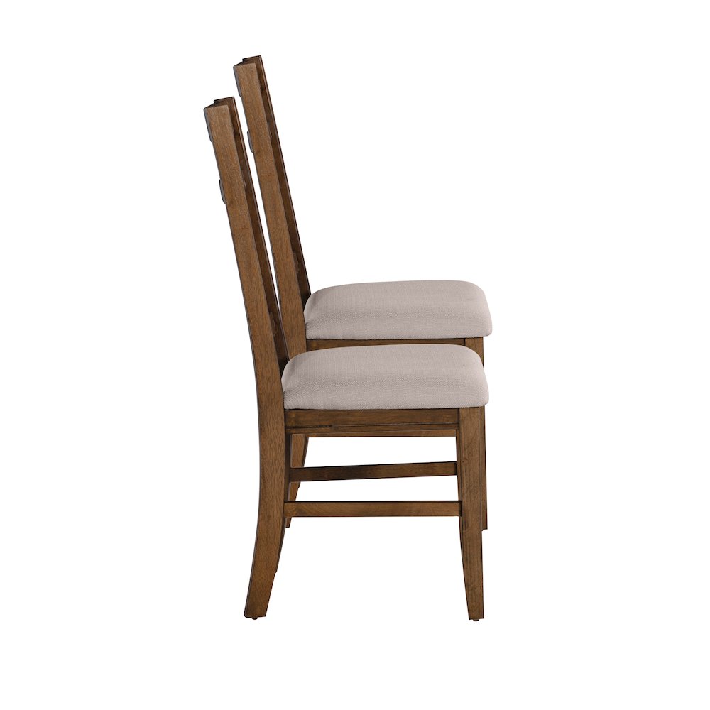 Turino Rustic Umber Side Chair. Picture 5