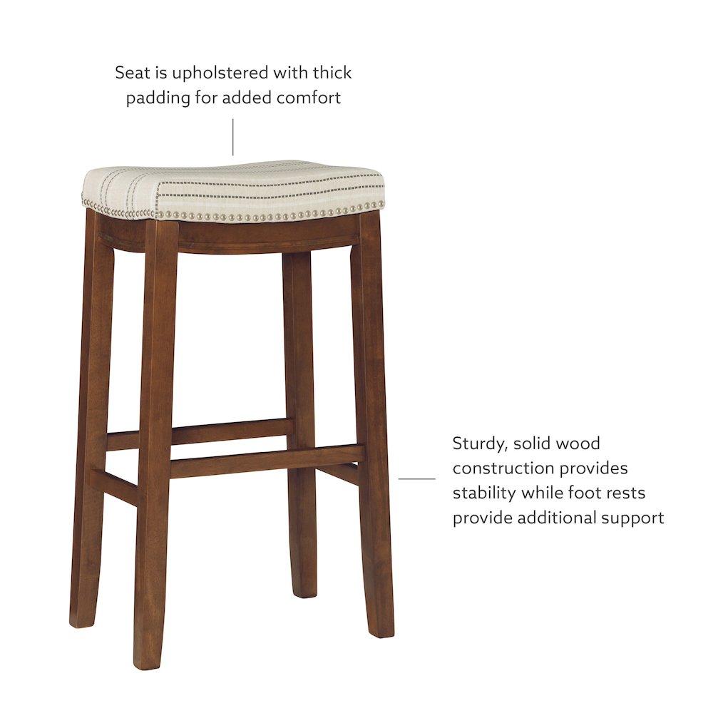 Claridge Natural Bar Stool. Picture 10