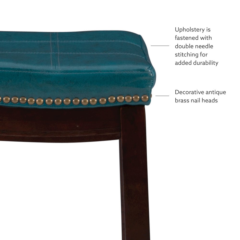 Claridge Blue Counter Stool. Picture 11