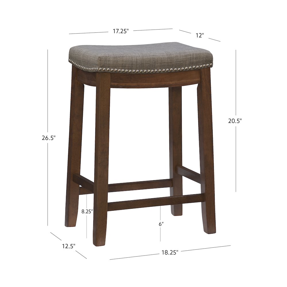 Claridge Rustic Counter Stool. Picture 14