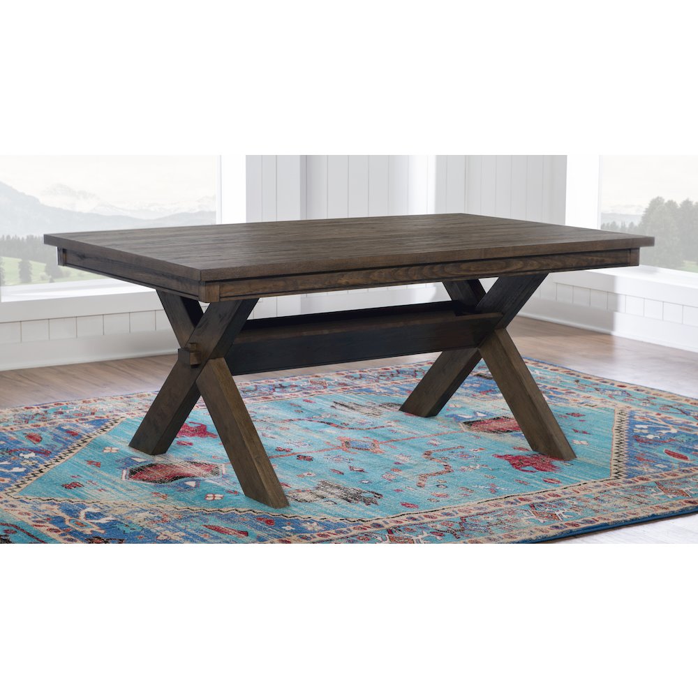 Turino Rustic Umber 7 PC Dining Set. Picture 4