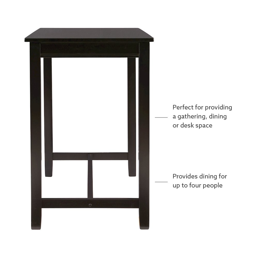 Claridge Counter Pub Table Black. Picture 9