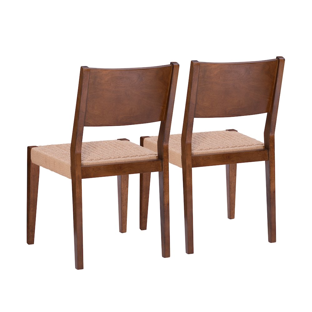 Cadence Dining Chair Brown Set Of 2. Picture 9