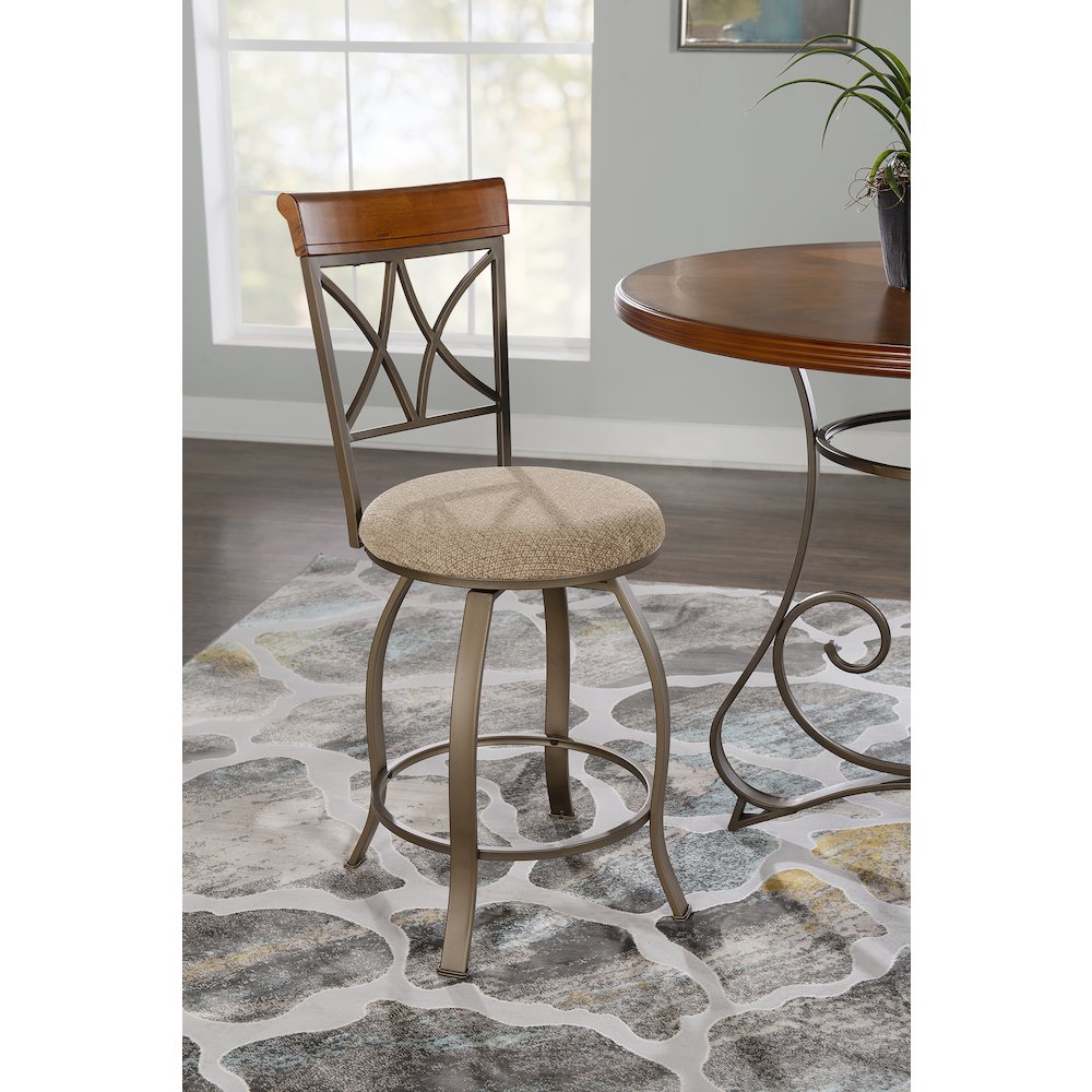 Hamilton Swivel Counter Stool. Picture 2