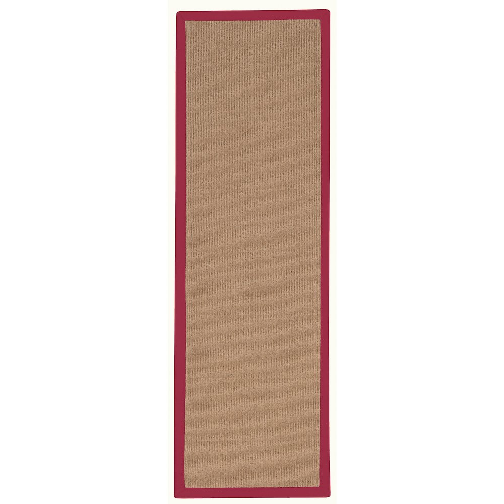 Athena Cork & Red 2.6x8, Rug. Picture 1