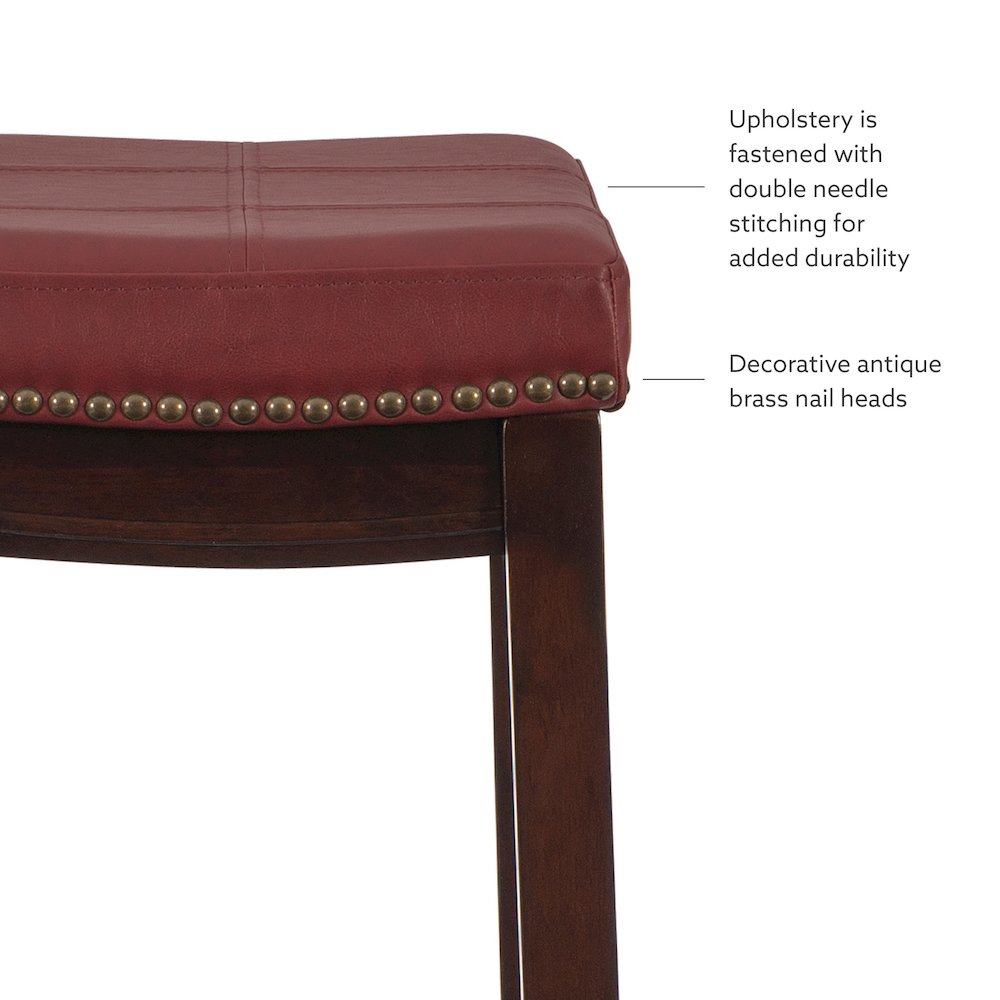 Claridge Red Barstool. Picture 11