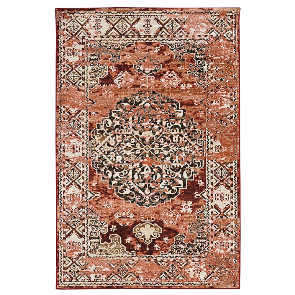 Vintage Collection  Nain  Red 5x7 6 in Rug. Picture 1