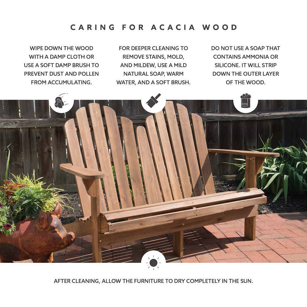 Adirondack Double Bench. Picture 11