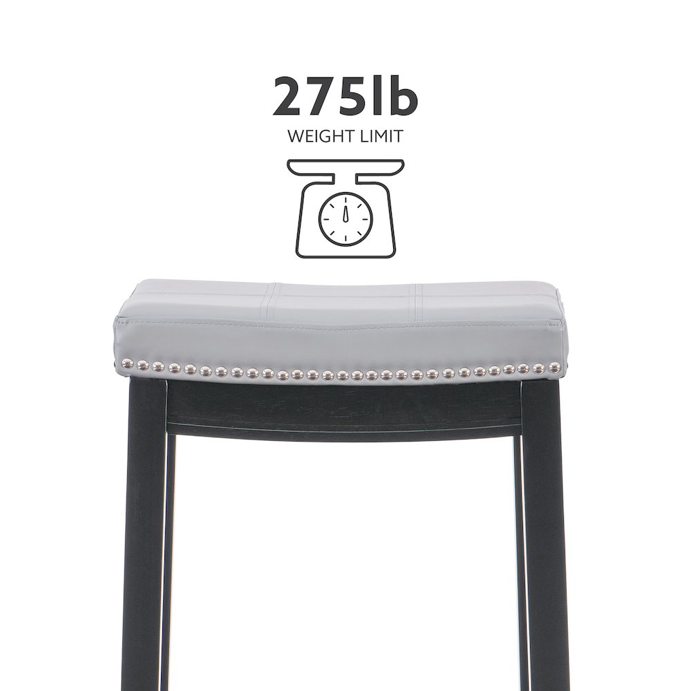 Claridge Gray Bar Stool. Picture 14