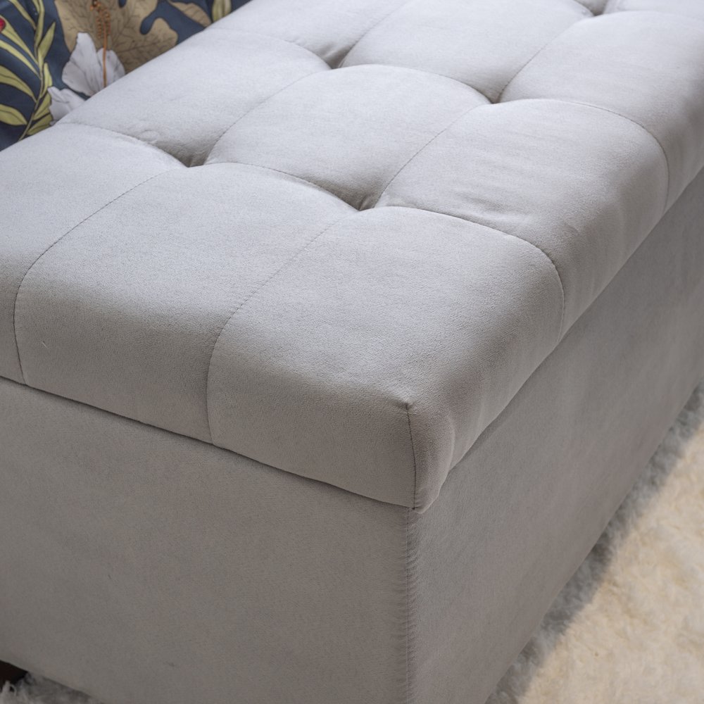 Carmen Shoe Storage Ottoman. Picture 6
