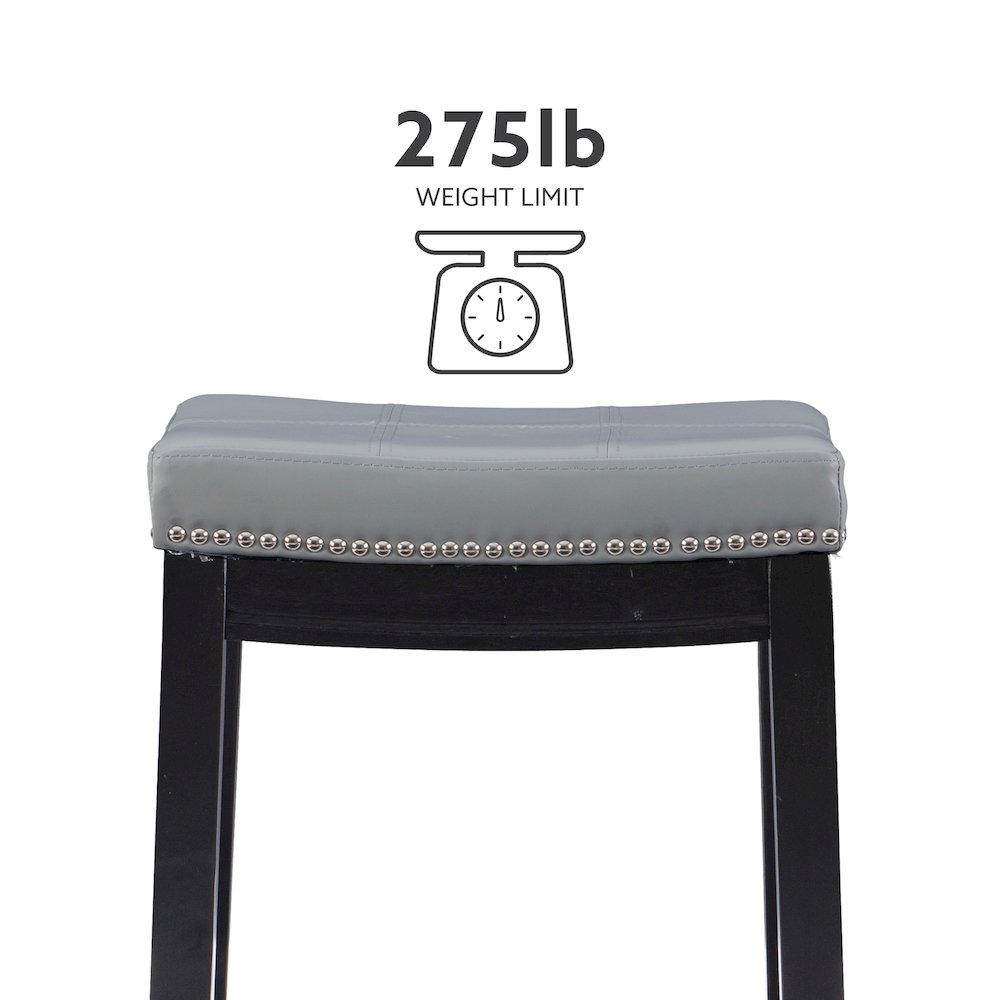 Claridge Gray Counter Stool. Picture 14