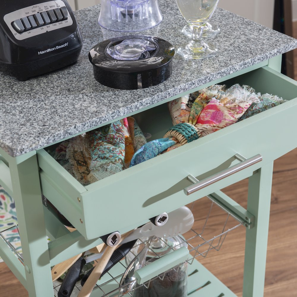 Roger Green Kitchen Island Granite Top. Picture 6
