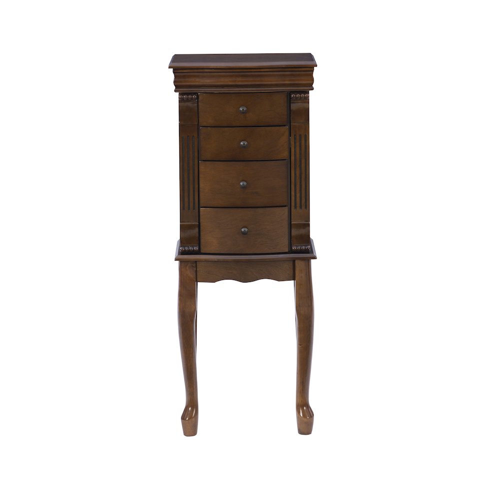 Louis Philippe Walnut Jewelry Armoire. Picture 2