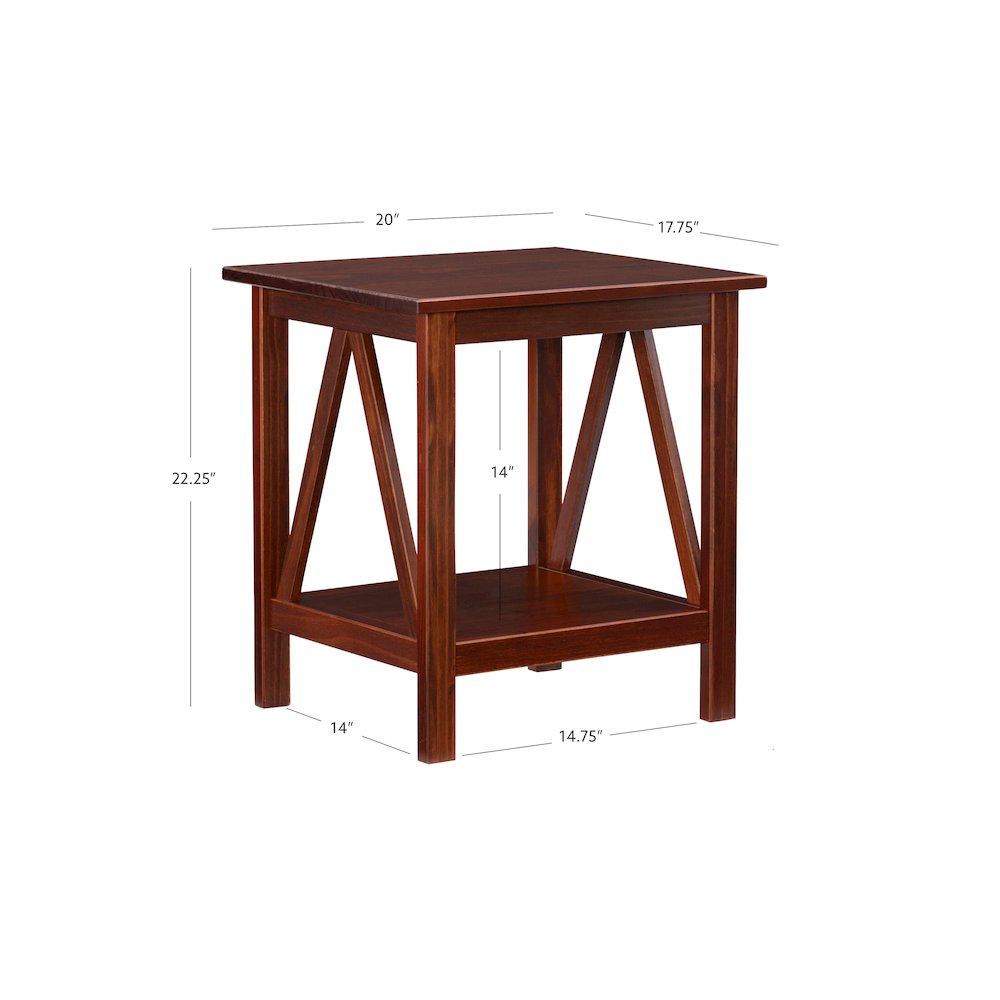Titian End Table Antique. Picture 8