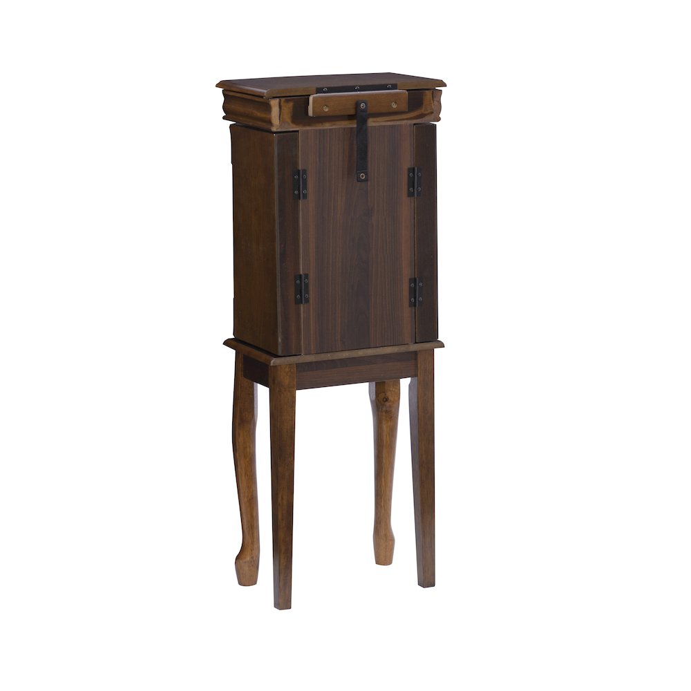 Louis Philippe Walnut Jewelry Armoire. Picture 11