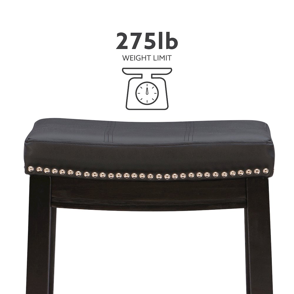Claridge Black Counter Stool. Picture 14