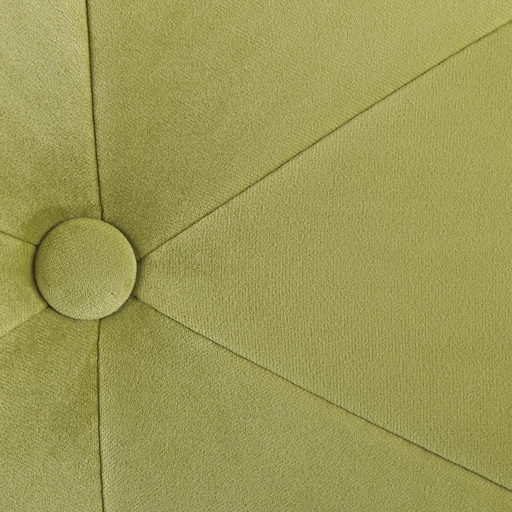 Seraphina Accent Vanity Stool, Green. Picture 7