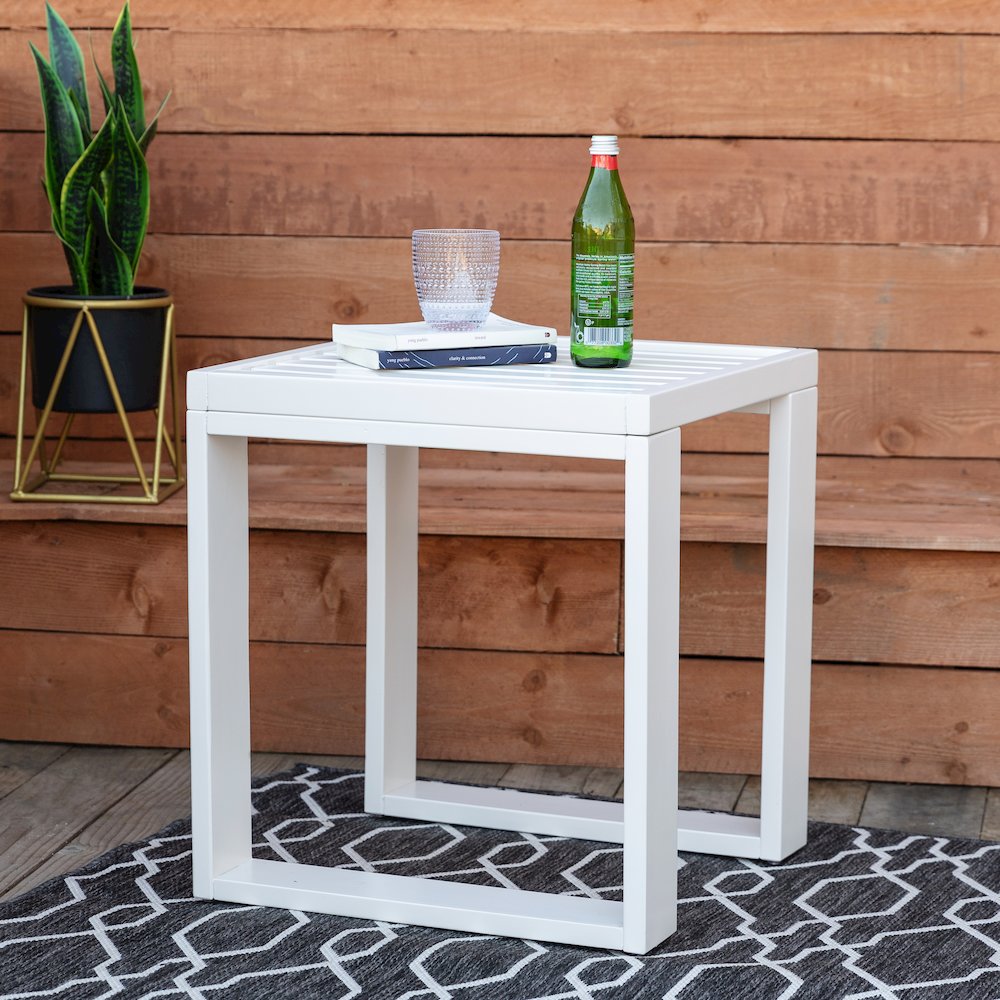 Kessler Side Table White. Picture 4