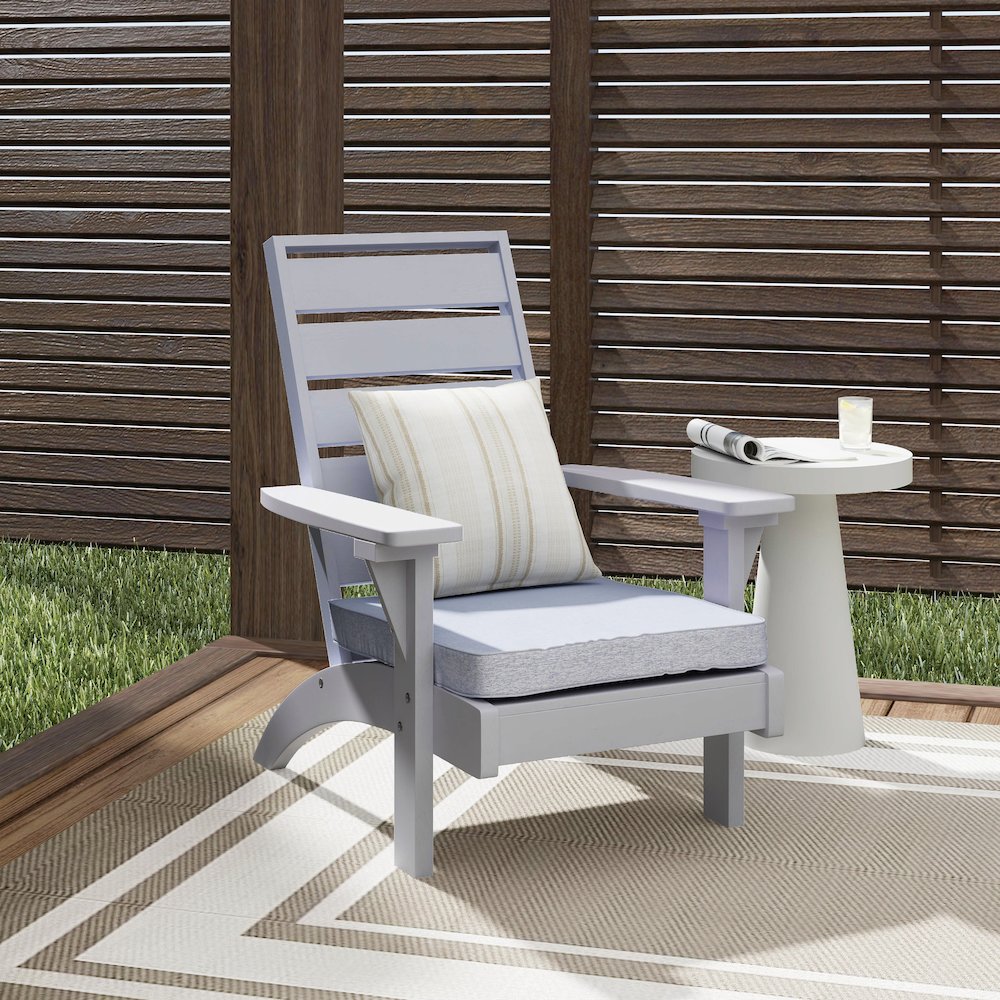 Rockport Gray Outdoor Chair. Picture 5
