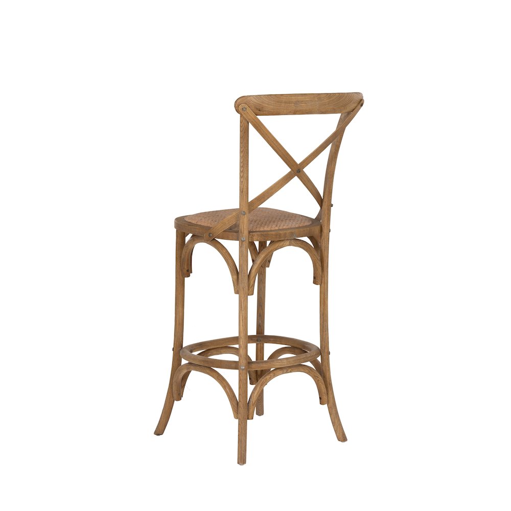 Roxy 30 In Gray Wash Bar Stool. Picture 11