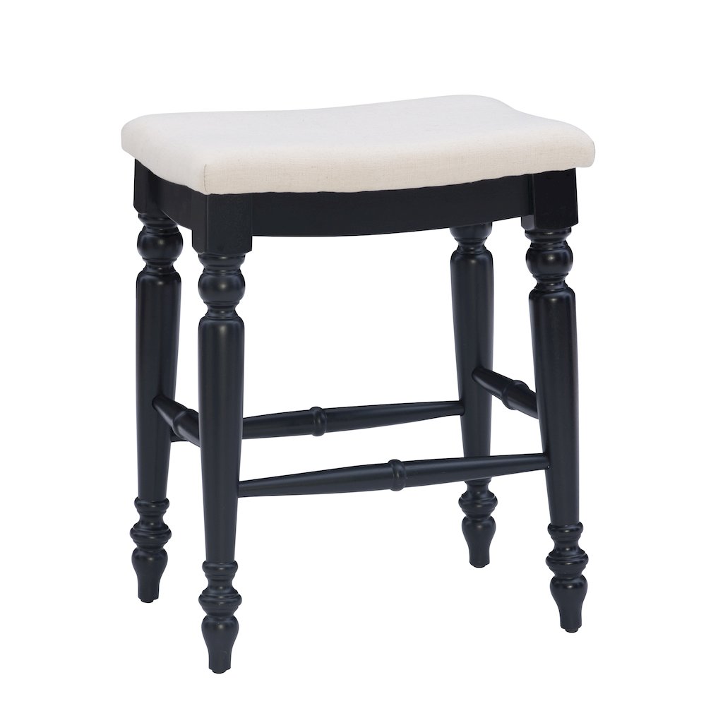 Marino Black Backless Counter Stool. Picture 9