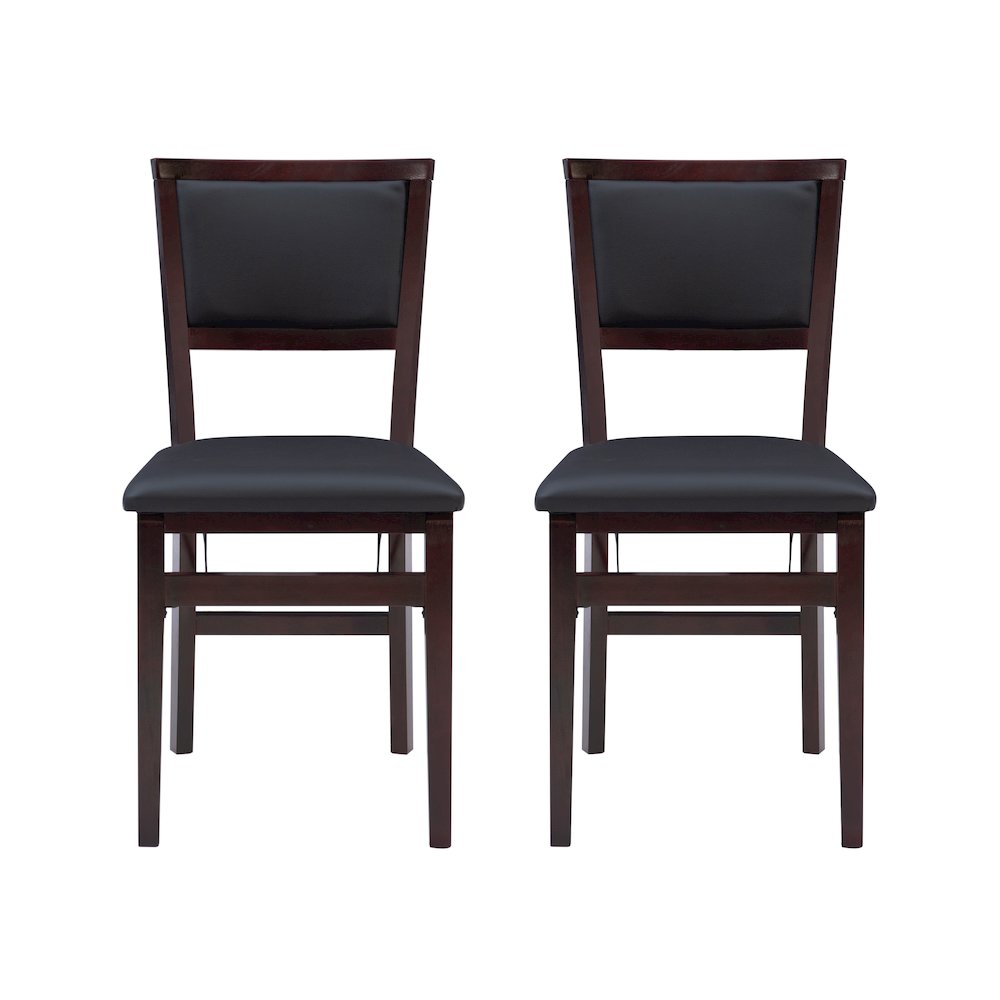 Kiera 18 In Pad Back Folding Chair - Set Of Two. Picture 2