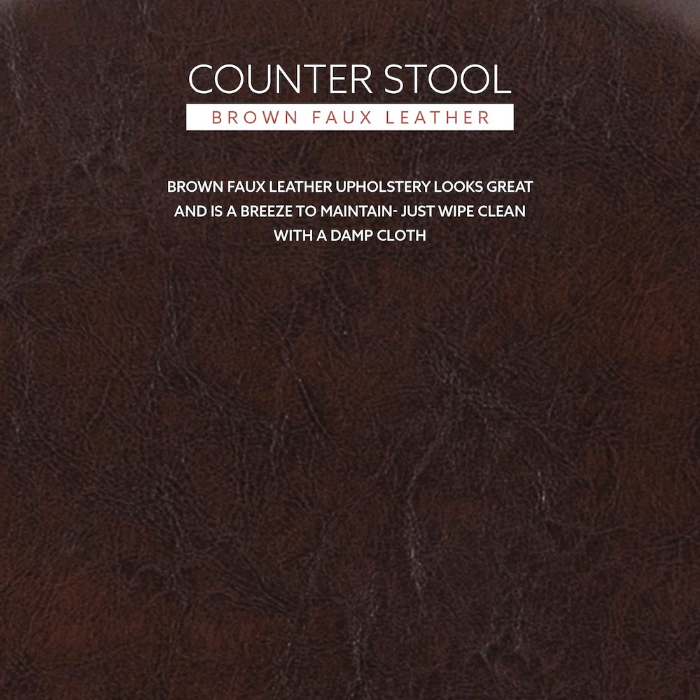 Maya Brown 24 Inches Counter Stool. Picture 7