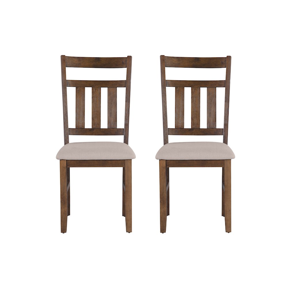 Turino Rustic Umber Side Chair. Picture 1