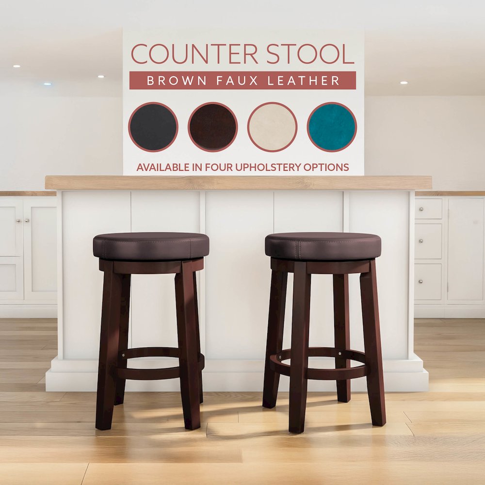 Maya Brown 24 Inches Counter Stool. Picture 10