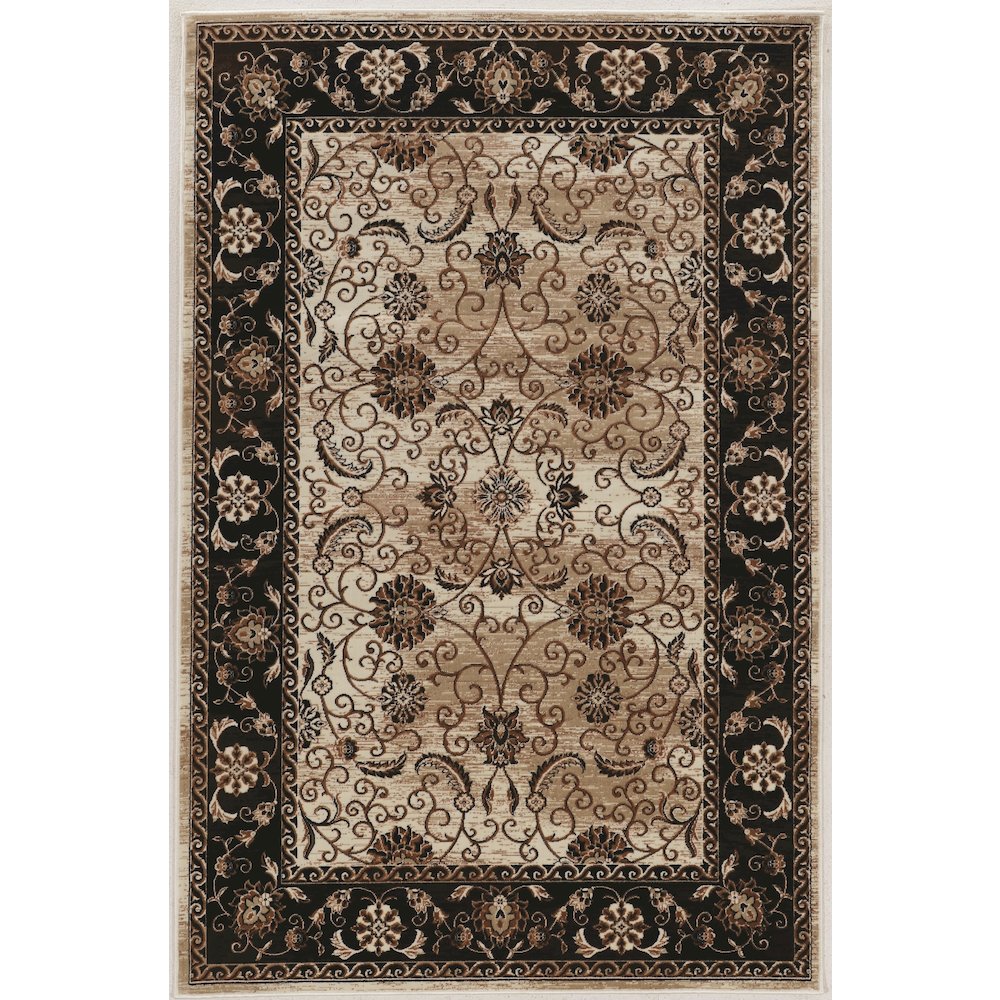Vintage Isfahan Ivory & Blue 9x12, Rug. Picture 1