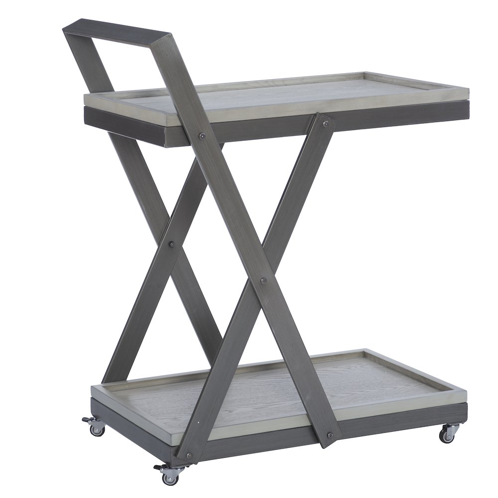 Elinore Bar Cart Pebble Gray. Picture 1