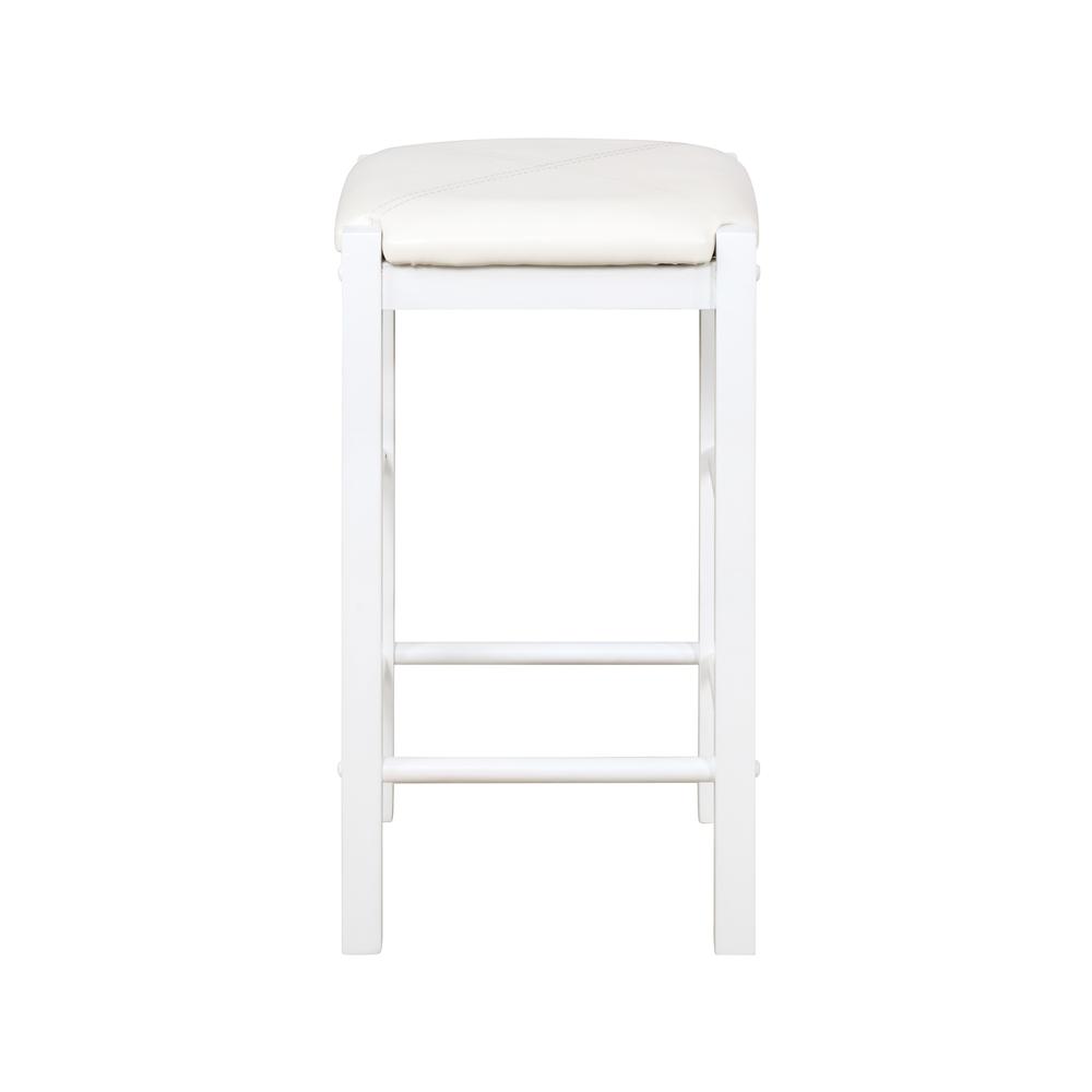 Lancer 3 Piece Tavern Set, White Faux Marble. Picture 4