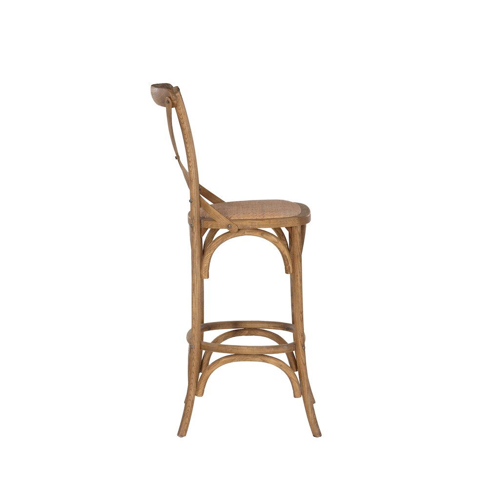 Roxy 30 In Gray Wash Bar Stool. Picture 7