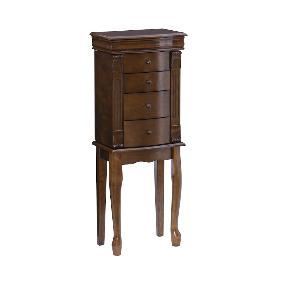 Louis Philippe Walnut Jewelry Armoire. Picture 1