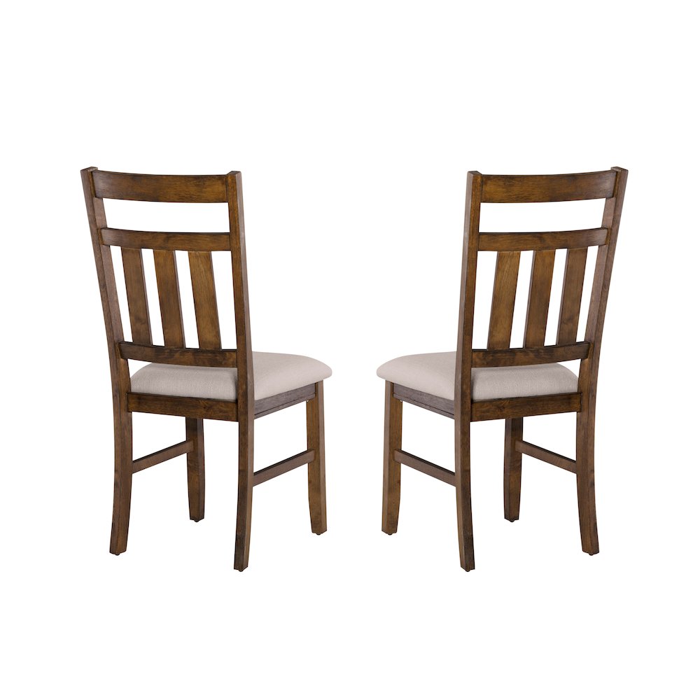 Turino Rustic Umber Side Chair. Picture 8