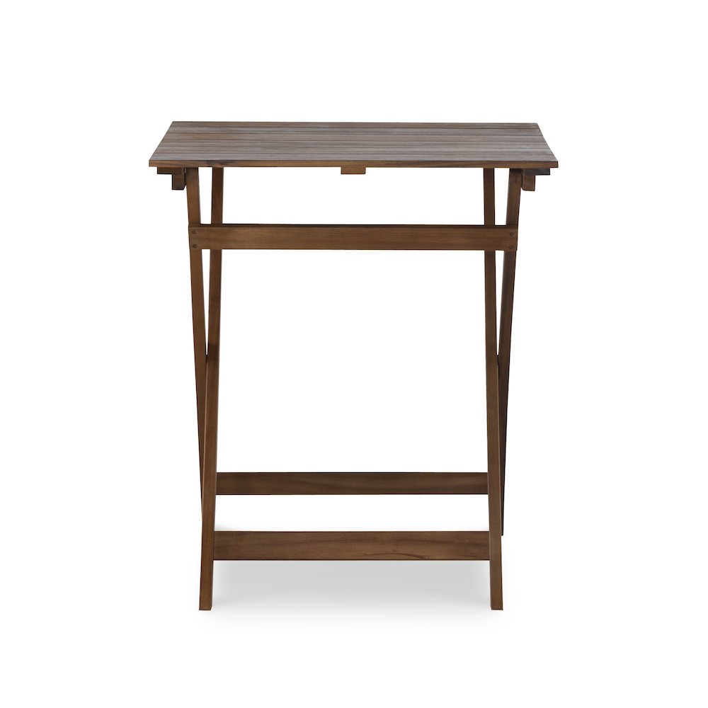 Rockport Brown Three Piece Square Table Set. Picture 10