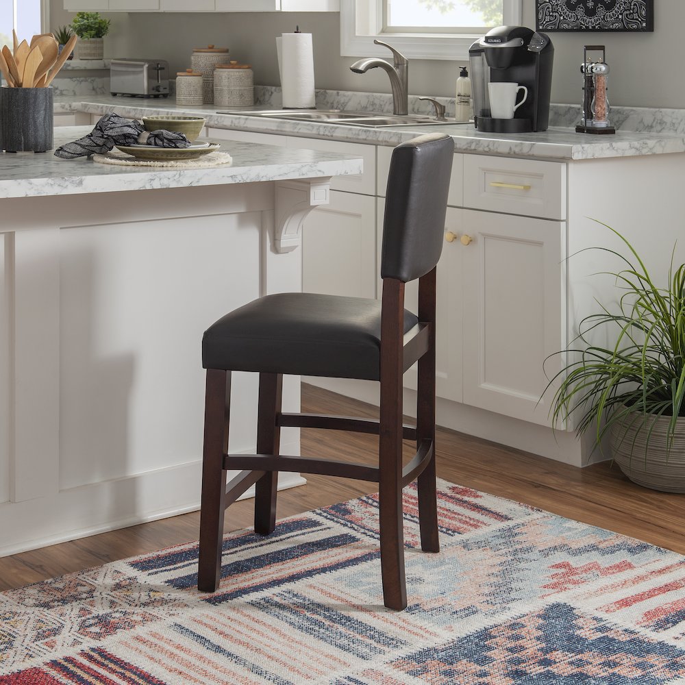 Monaco Counter Stool Espresso. Picture 3