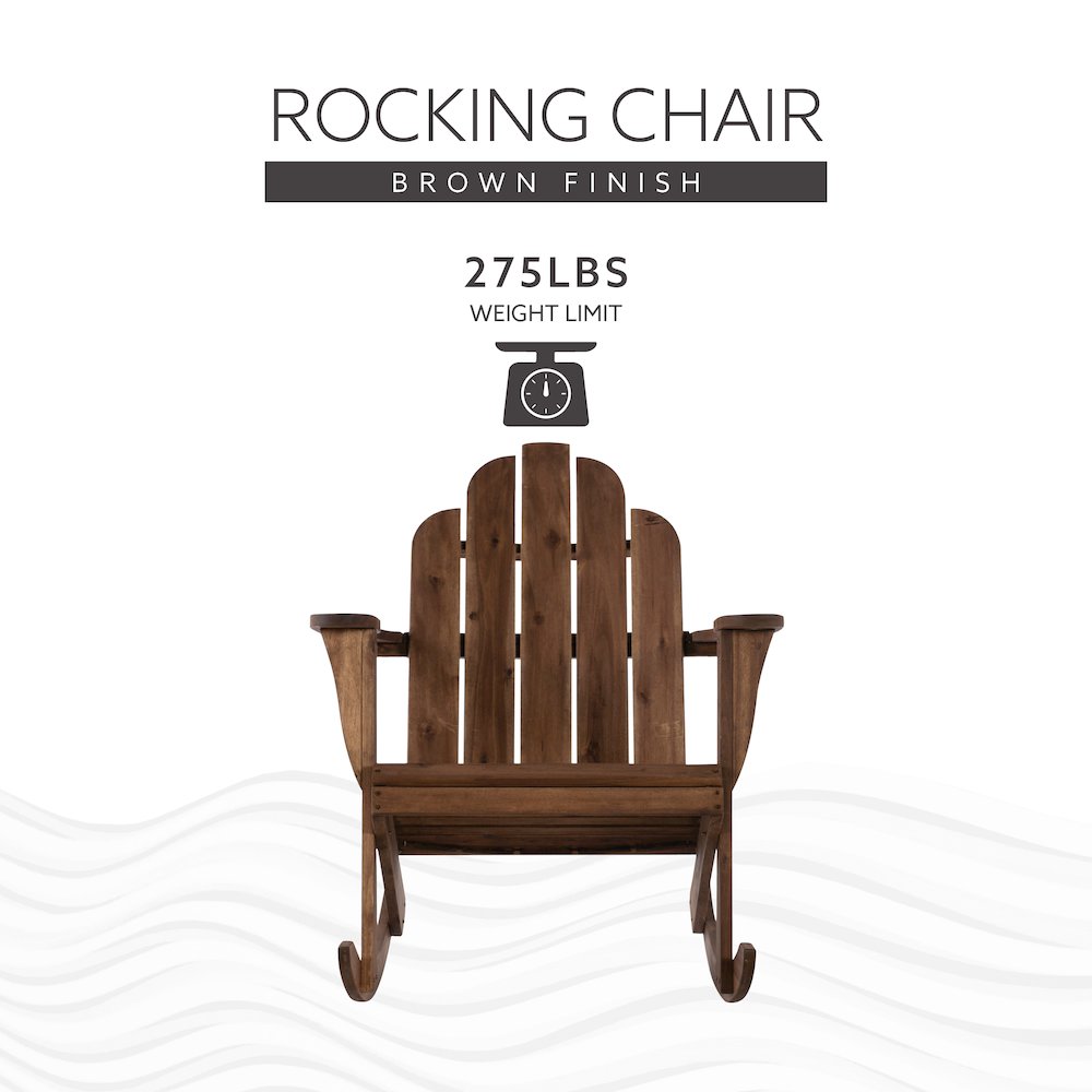 Acorn Adirondack Rocker. Picture 14