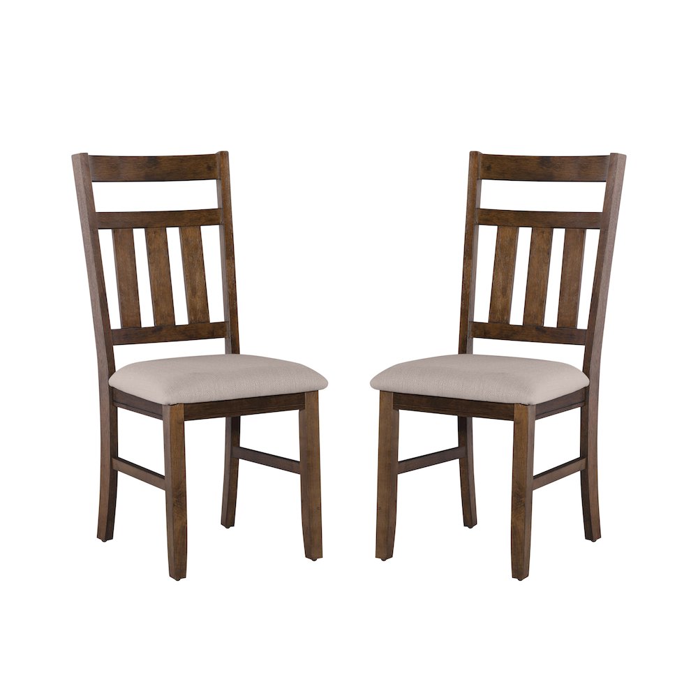 Turino Rustic Umber Side Chair. Picture 6