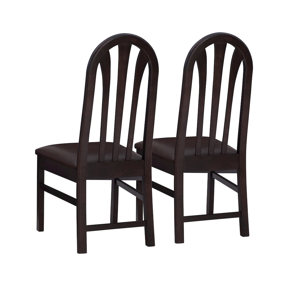 Jesper Side Chair Brown Set Of 2. Picture 9