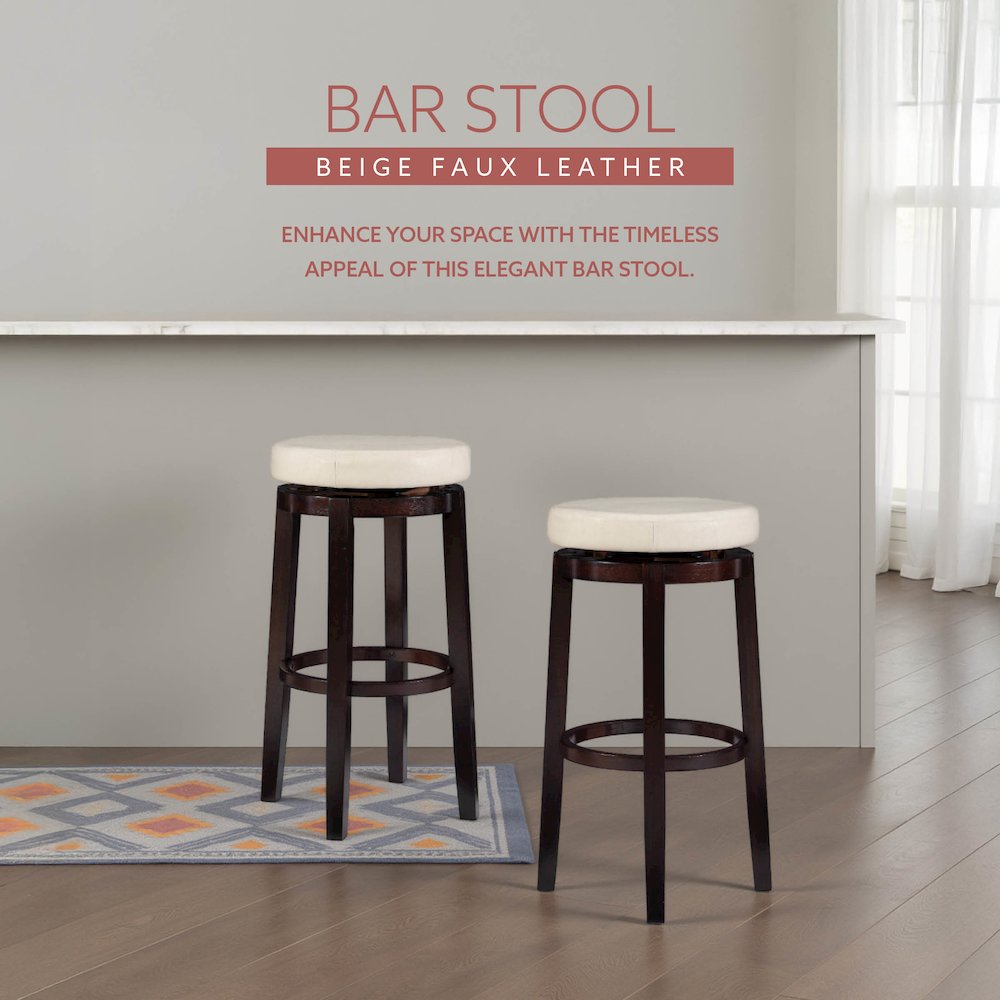 Maya Rice 29 Inches Bar Stool. Picture 10