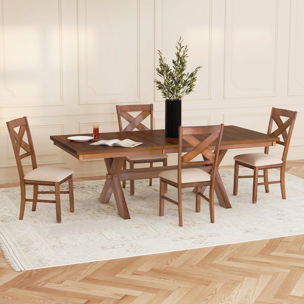 Kraven 5pc Dining Set. Picture 4