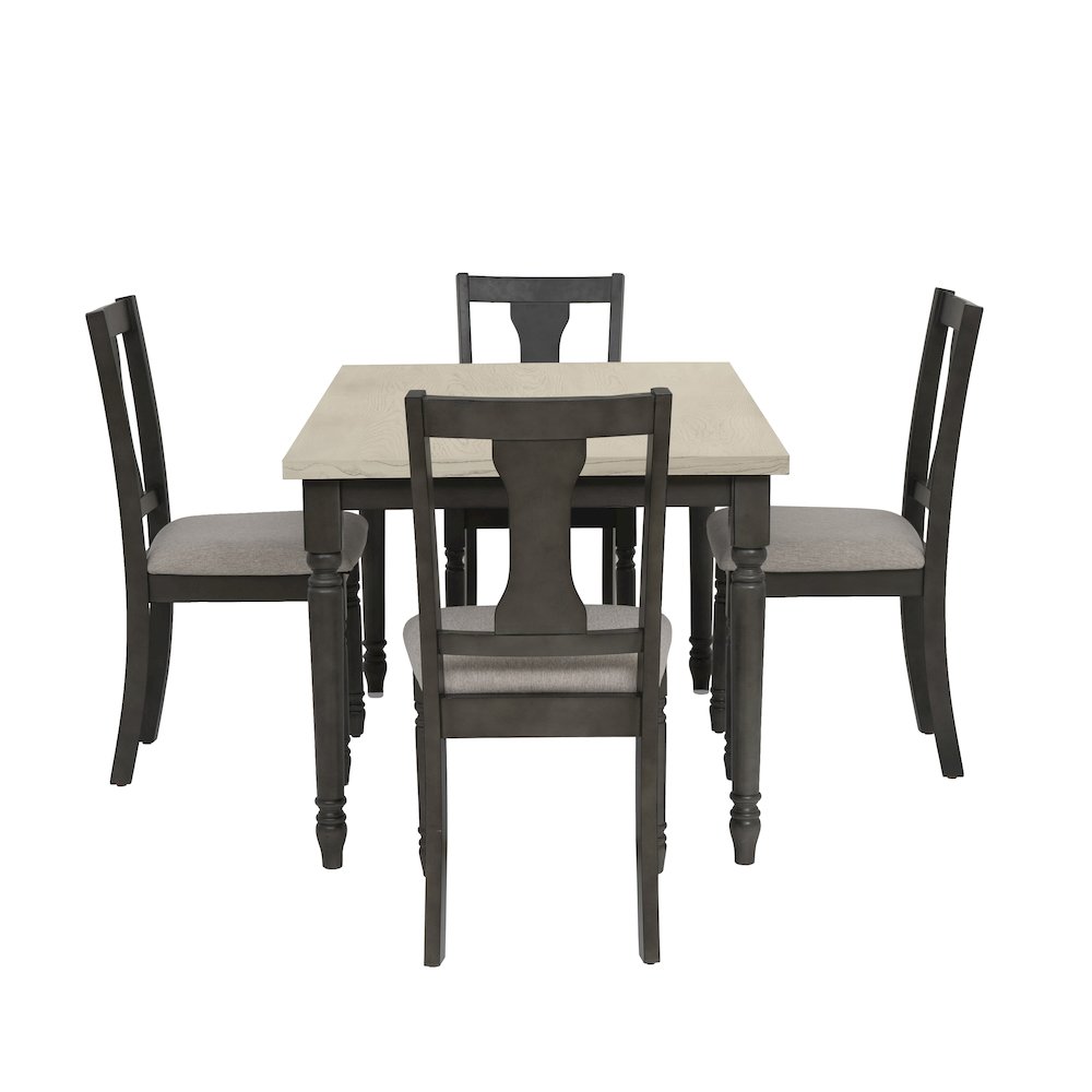 Willow Grey 5 Piece Set. Picture 6
